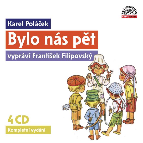 Audiokniha Bylo nás pět - František Filipovský, Karel Poláček