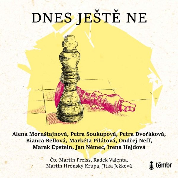 Audiokniha Dnes ještě ne - Radek Valenta, Martin Preiss, Jitka Ježková, Martin Hronský Krupa, Markéta Pilátová, Bianca Bellová, Petra Soukupová, Ondřej Neff, Petra Dvořáková, Alena Mornštajnová, Marek Epstein, Irena Hejdová, Jan Němec