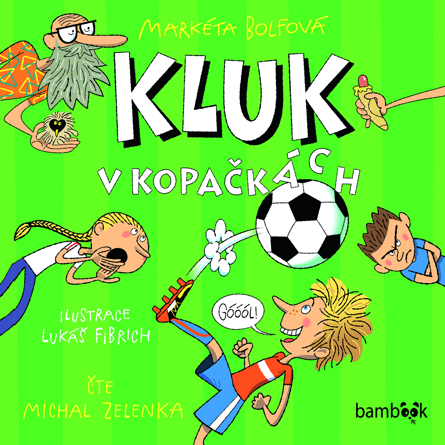 Kluk v kopačkách