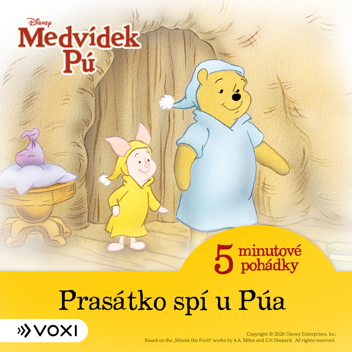Medvídek Pú - 5minutové pohádky - Prasátko spí u Púa (3)